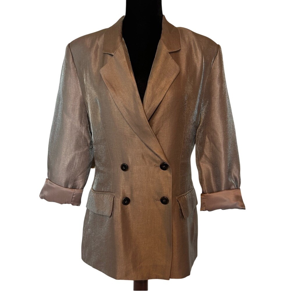 NWT Reset Elegant Double-Breasted Women's Jacket and Short‎ Skort Suit Size S/M